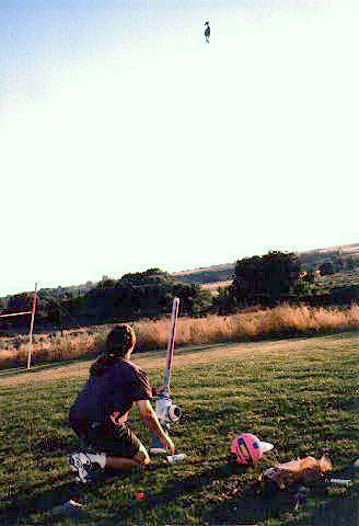 rubber chicken in flight